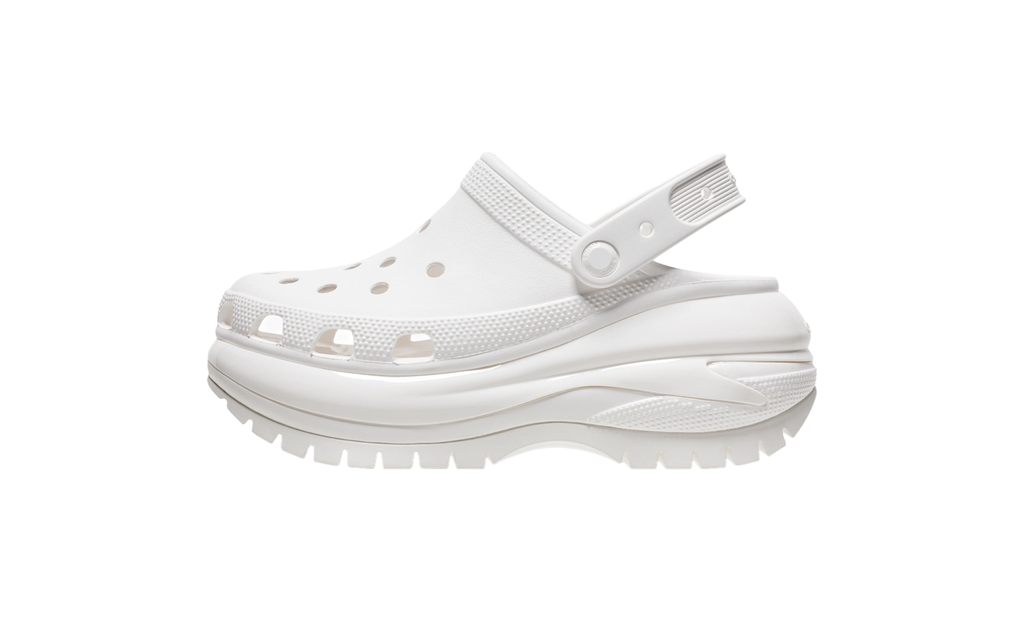 CROCS UNISEX ADULT MEGA CRUSH CLOG(WHITE)