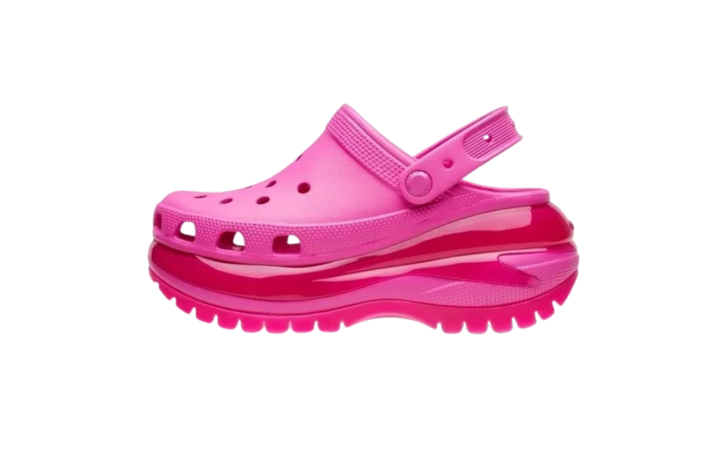 CROCS UNISEX ADULT MEGA CRUSH CLOG(PINK)