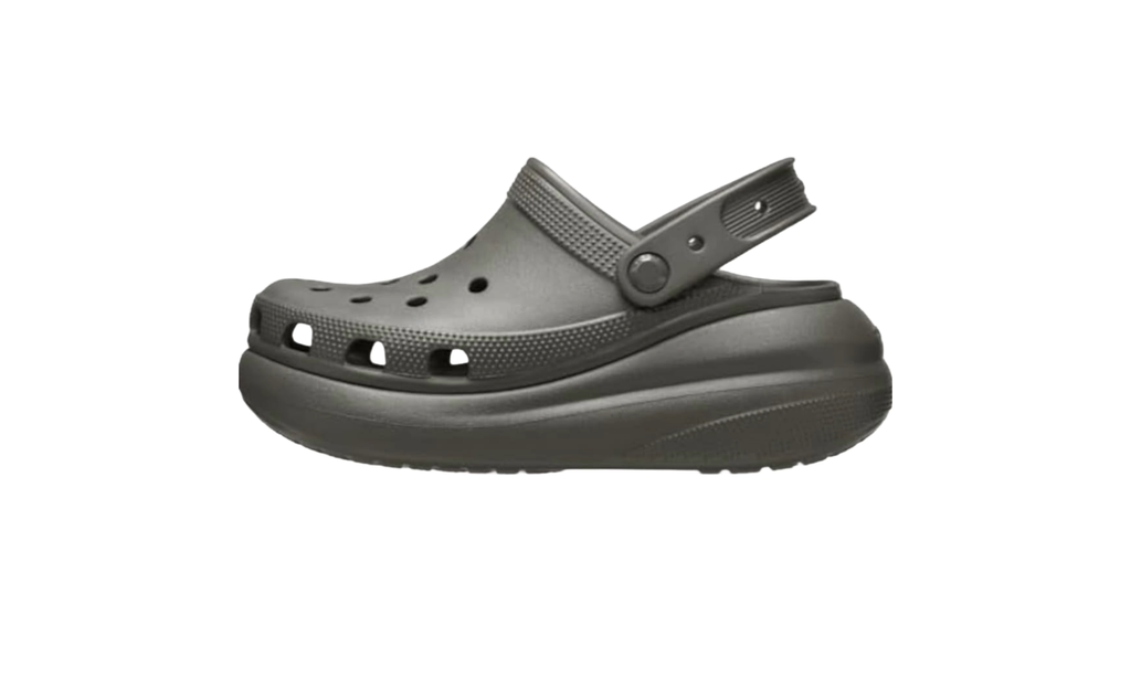 CROCS UNISEX ADULT CLASSIC CRUSH CLOG(BLACK)